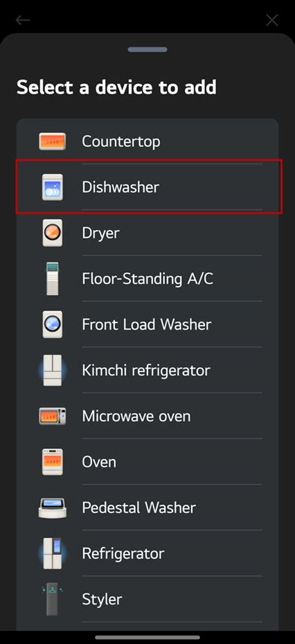 nfc tag on lg dishwasher|LG Washer – How to Add a Device to ThinQ Using NFC Tag On.